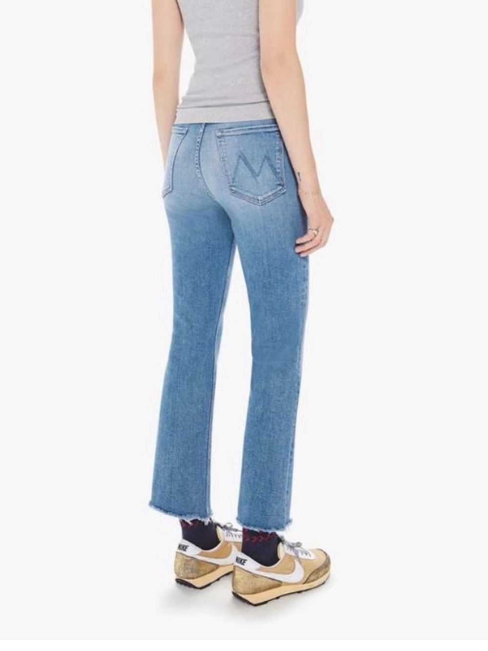 MOTHER The Tripper Ankle Fray Jeans in Je T’aime 25